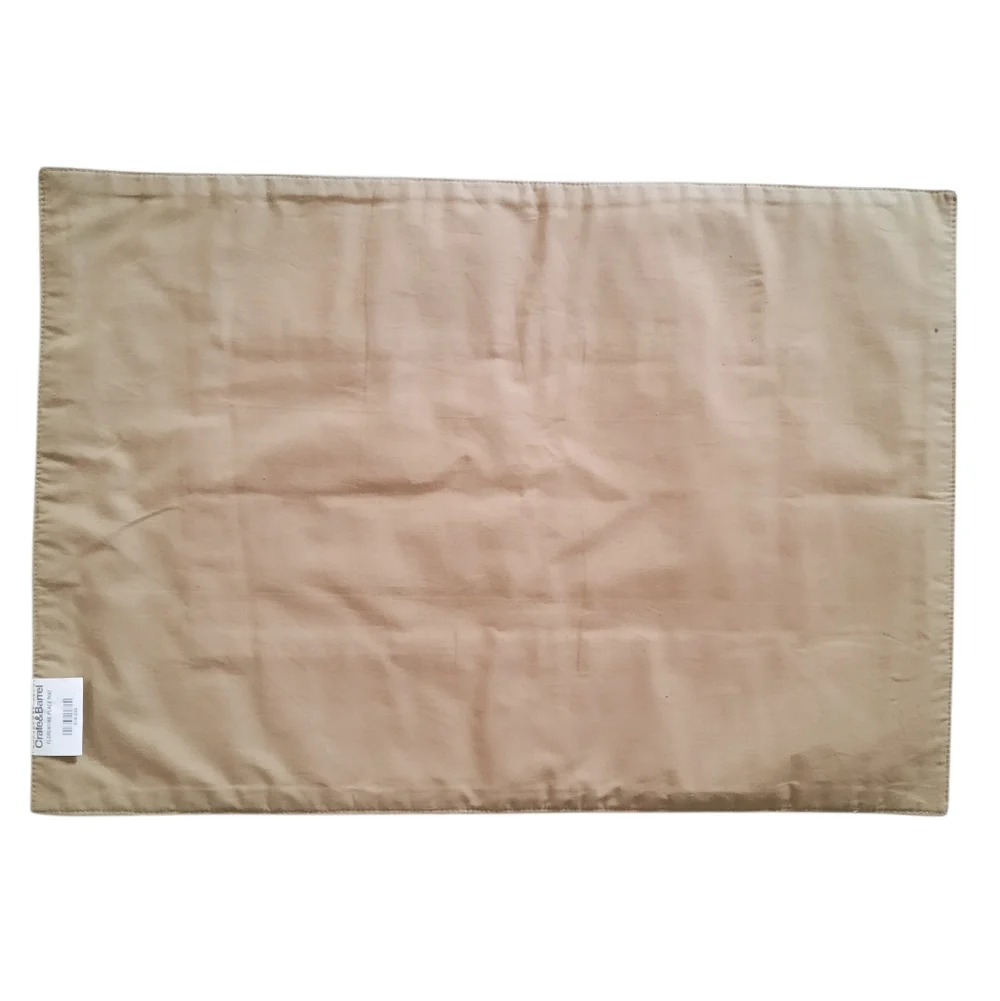 Vtg CRATE&BARREL Florentine Place Mats 4pcs Silk/Brocade Tan/Wine/Metallic